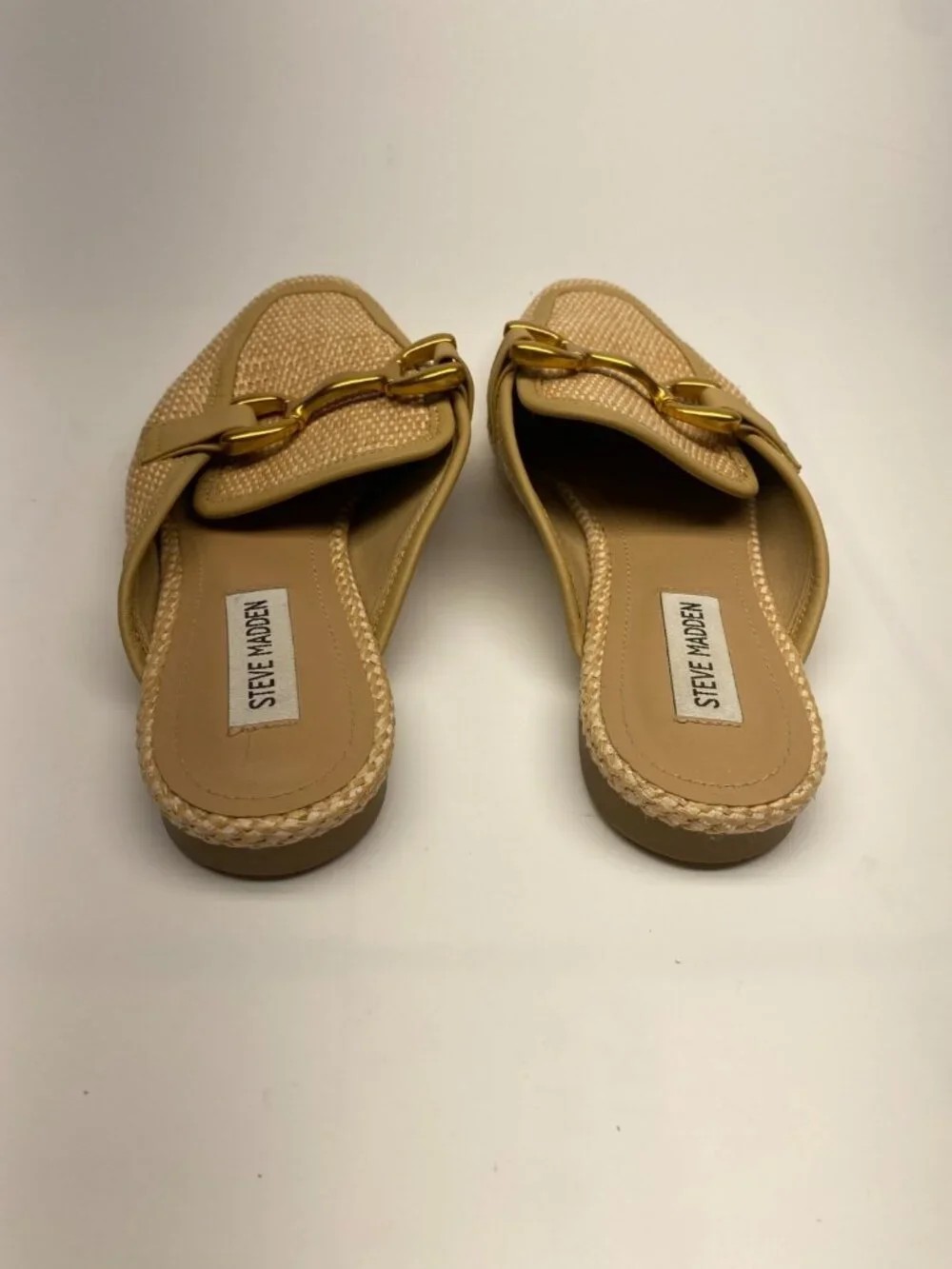 Steve Madden Women's Fortunate Raffia Loafer Sz 8.5